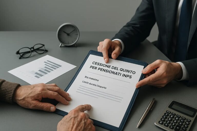Cessione del quinto per pensionati INPS: etĆ massima, limiti e come muoversi
