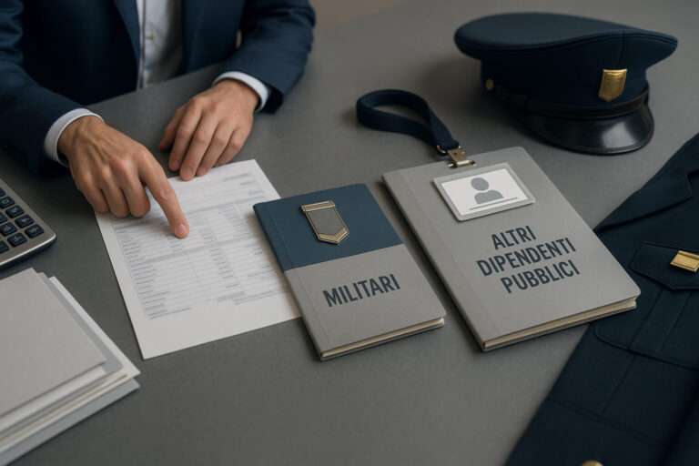 Cessione del quinto NoiPA per militari: cosa cambia rispetto ad altri dipendenti pubblici